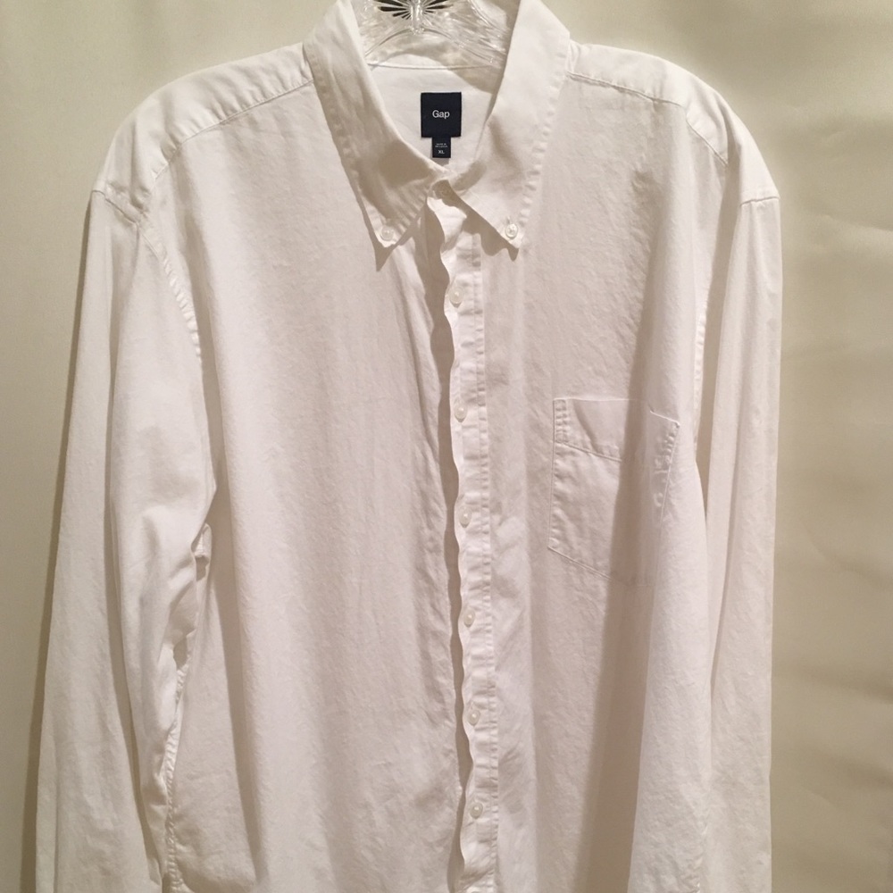 White Button Down GAP Shirt